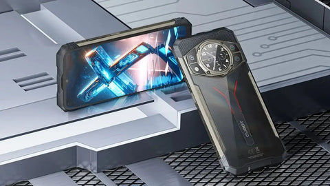 Smartphone Robust Cubot KINGKONG AX, 4G, 6.58" FHD+, Octa-Core, 12GB+256GB, Android 14, Câmera 100MP, Bateria 5100mAh, C