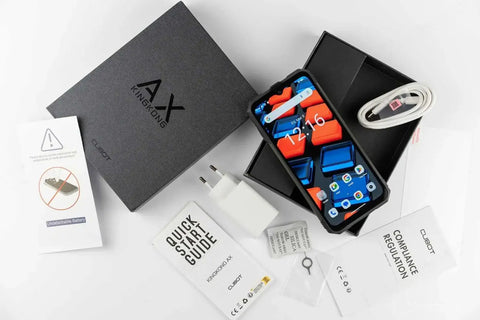 Smartphone Robust Cubot KINGKONG AX, 4G, 6.58" FHD+, Octa-Core, 12GB+256GB, Android 14, Câmera 100MP, Bateria 5100mAh, C
