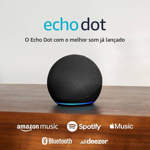 Alexa Echo Dot 5ª | Smart speaker com Alexa |  Cor Preto