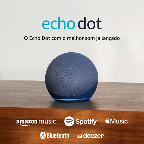 Alexa Echo Dot 5ª  | Smart speaker com Alexa |  Cor Azul