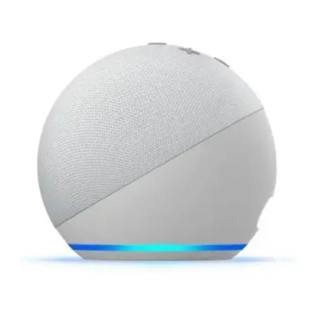 Echo Dot 5ª geração com Relógio | Smart speaker com Alexa | Display de LED ainda melhor | Cor Branca